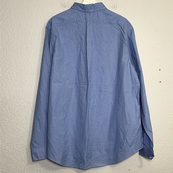 Ralph Lauren Men’s XLarge Custom Fit Blue White Long Sleeve Button Down NWOT - Picture 3 of 9